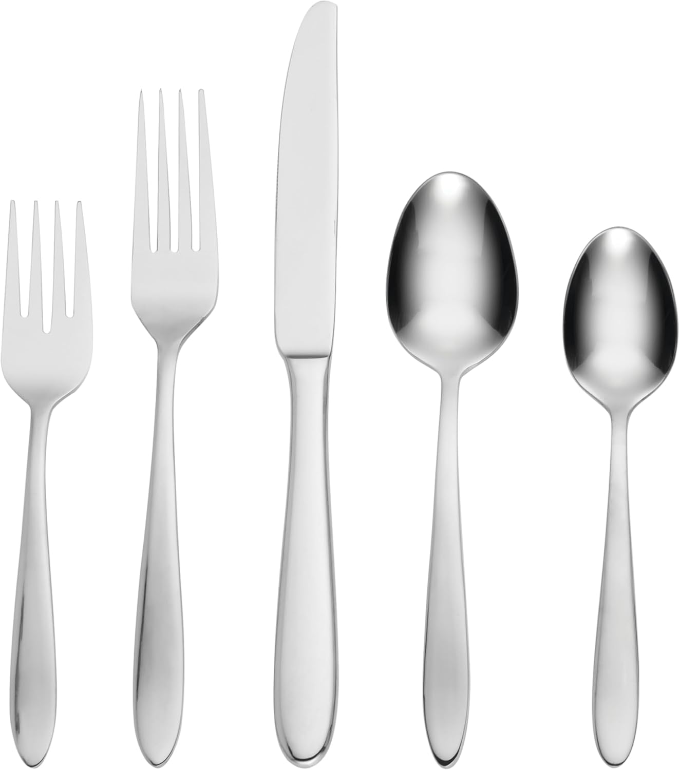 Oneida Mooncrest 45-Piece Flatware Set for Elegant Dining