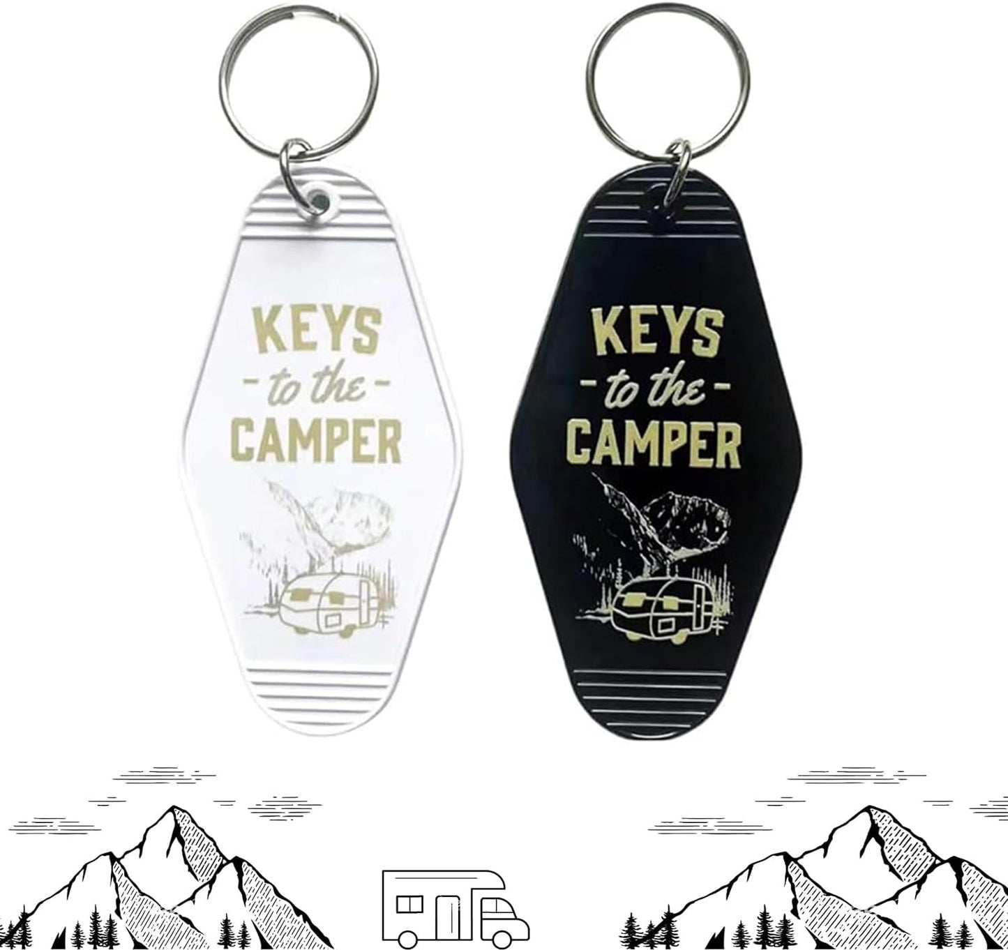 Keep Your Keys Safe with Camper Keychain Set