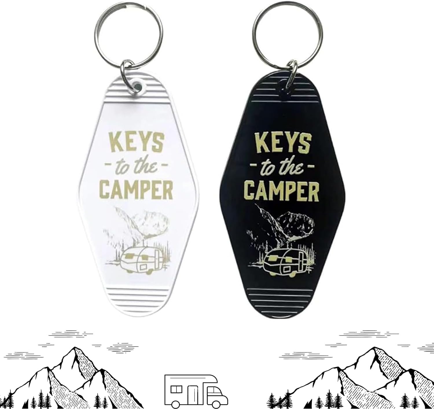 Keep Your Keys Safe with Camper Keychain Set