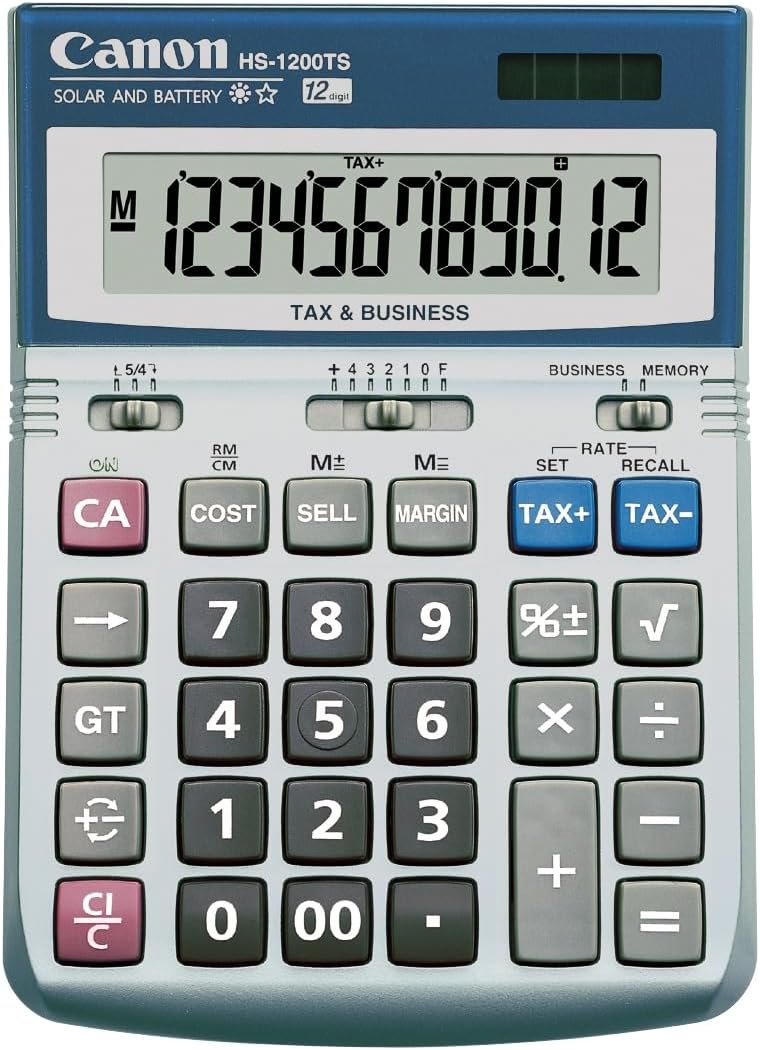 Efficient Canon Business Calculator, Black