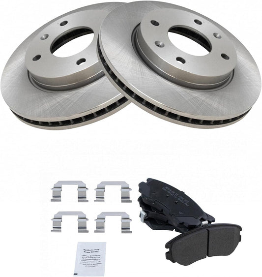 TRQ Front Disc Brake Rotor & Metallic Brake Pad Kit Set Review