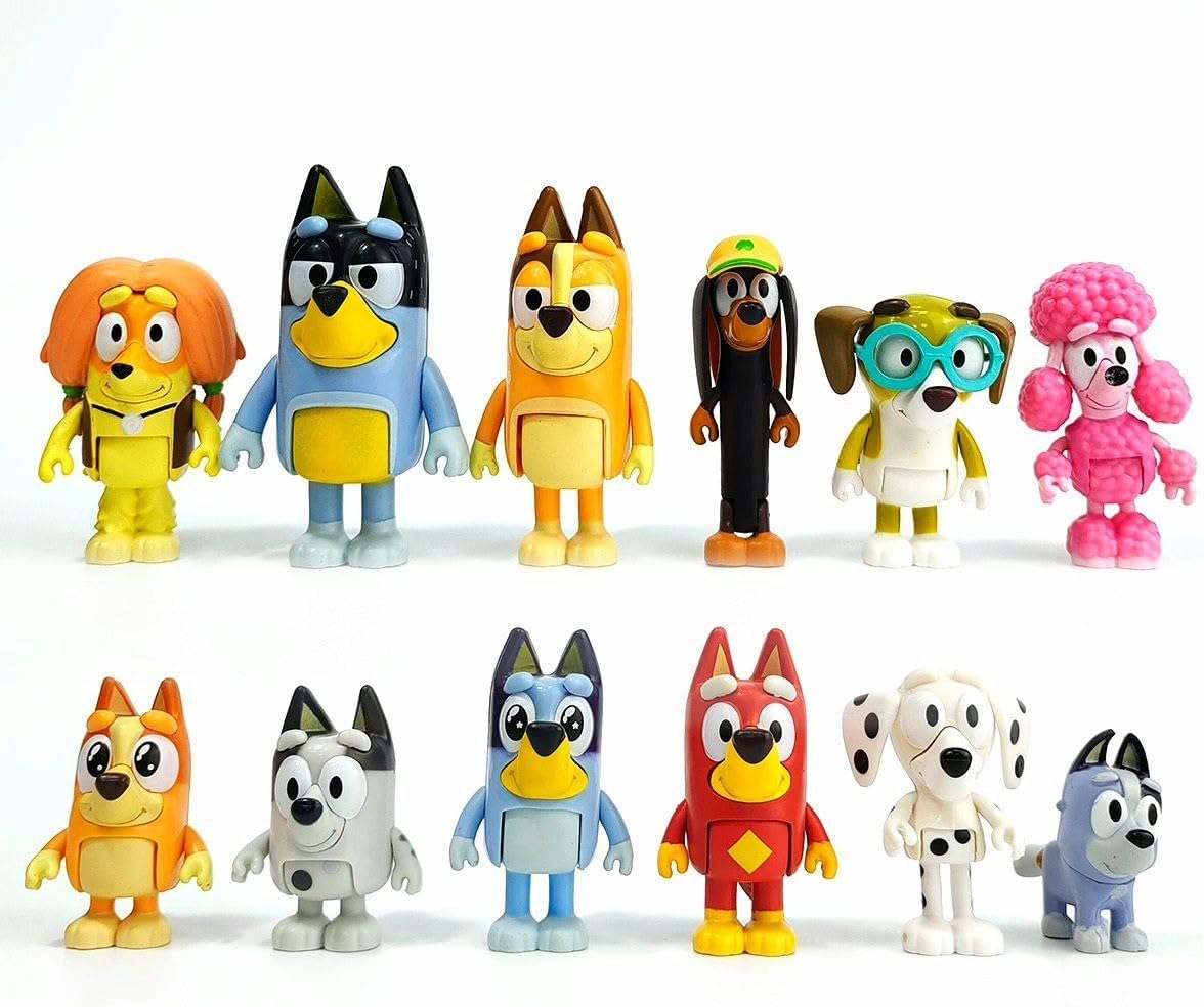 12-Piece Wolf Family Action Figures Set by ViliV