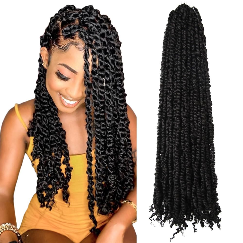BOHOBABE Pre-twisted Passion Twist Crochet Hair Review