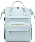Leather Laptop Backpack for Women 15.6 in - Travel, Work & College