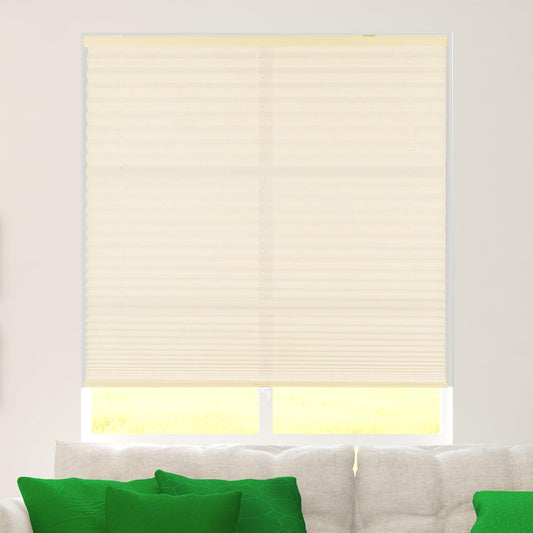 Calyx Interiors Pleated Fabric Window Shade for Privacy & Light
