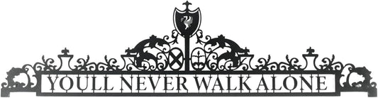 You'll Never Walk Alone Metal Wall Decor for Liverpool Fans