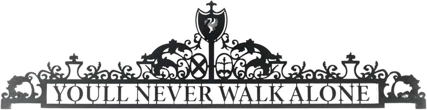 You'll Never Walk Alone Metal Wall Decor for Liverpool Fans