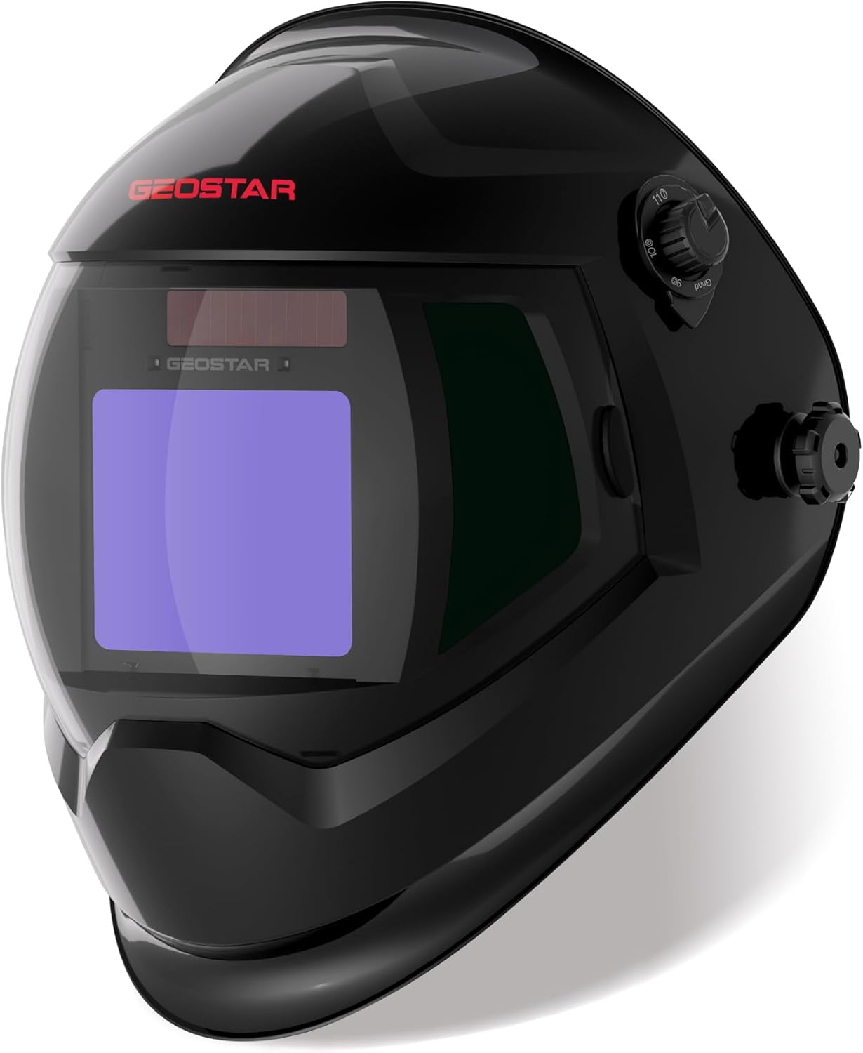 GEOSTAR Welding Helmet: 180 Panoramic View for True Color Precision