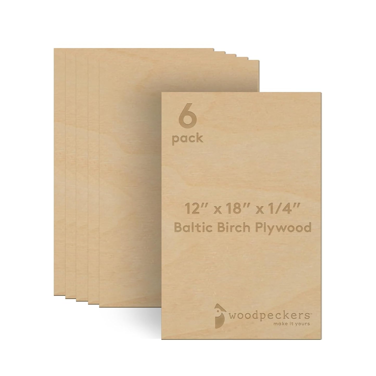 6 mm Baltic Birch Plywood Sheets for Crafting and Woodworking