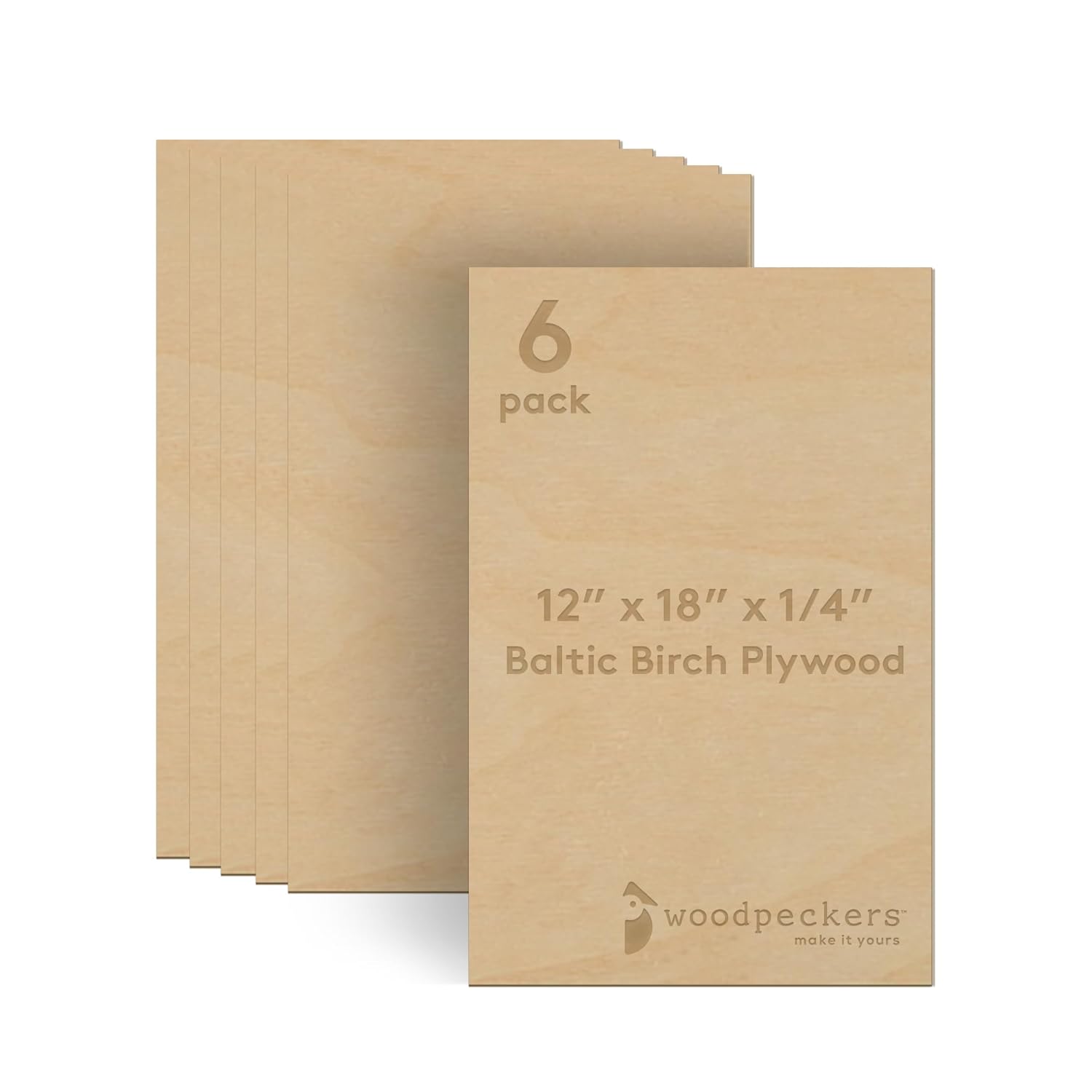 6 mm Baltic Birch Plywood Sheets for Crafting and Woodworking