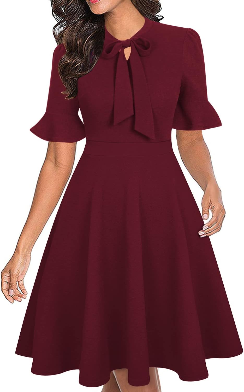 Women Summer Floral Ruffle Sleeve Dresses for All Occasions