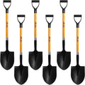 Ashman Heavy-Duty Digging Shovel 41-in 6 Pack - Trenching and Garden