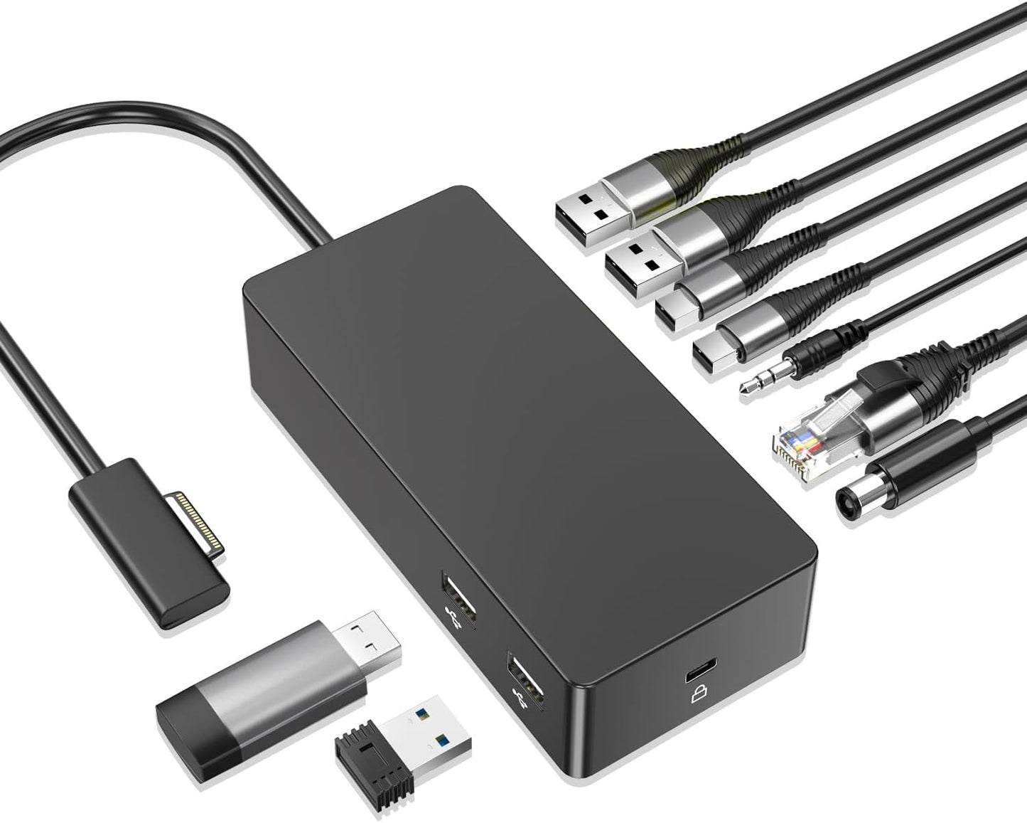 Surface Pro Docking Station with 90W Power Adapter and Ethernet