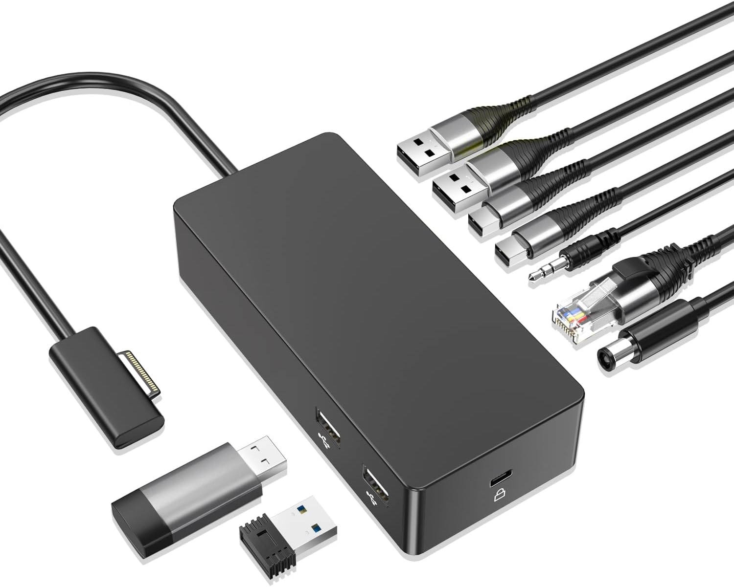 Surface Pro Docking Station with 90W Power Adapter and Ethernet