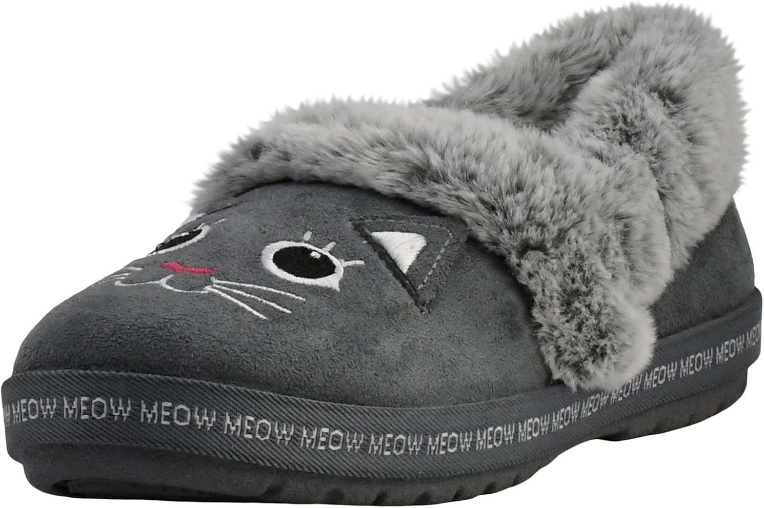 Skechers Women's Too Cozy Meow Pajamas Slipper for Comfort