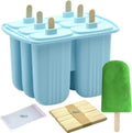 Reusable Homemade Popsicle Kit w/50 Sticks&Bags
