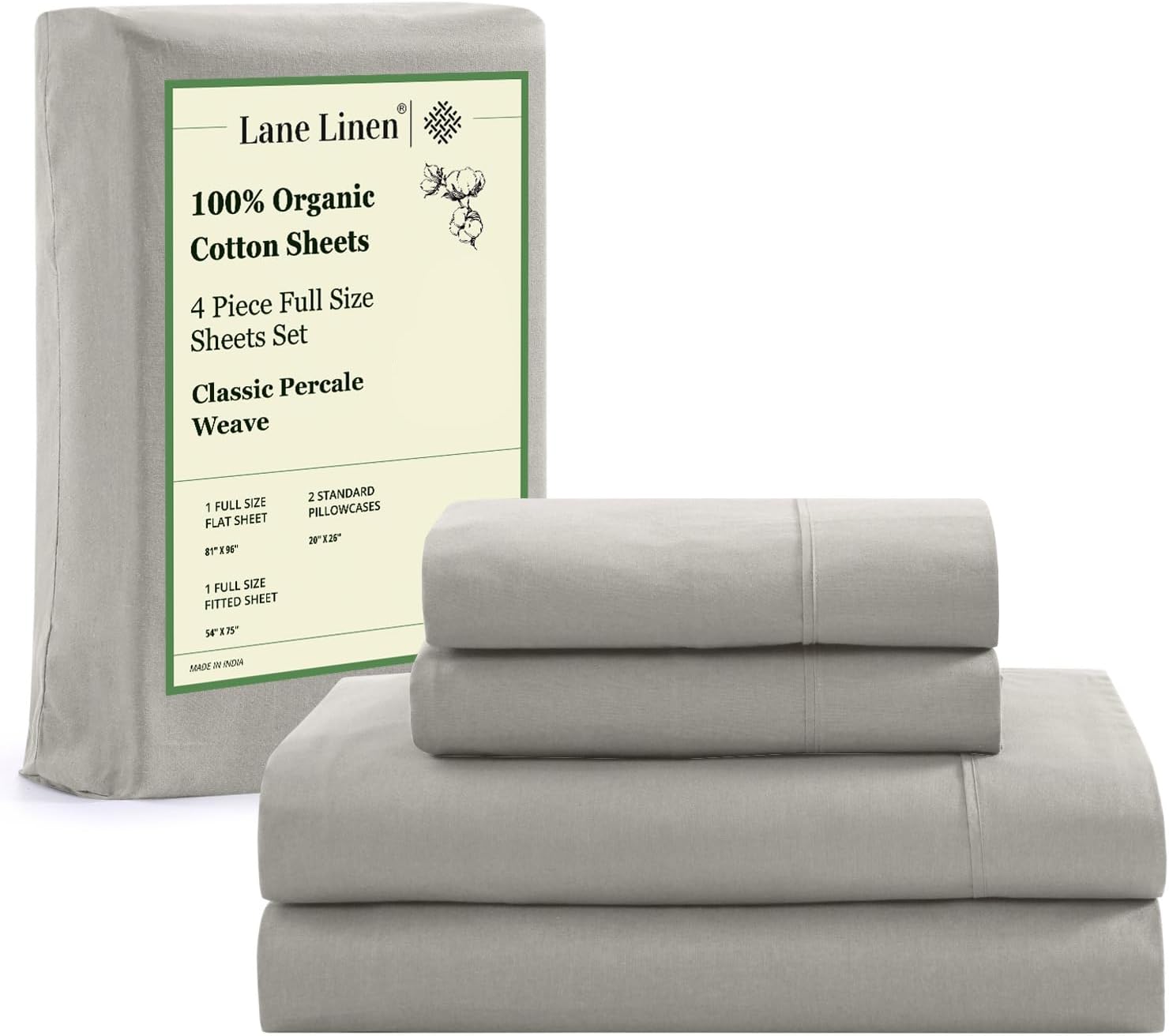 Organic Cotton Full Size Sheet Set for Ultimate Comfort