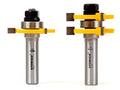 Tongue & Groove Router Bits Set for 1/4 in Plywood - Precise Joinery