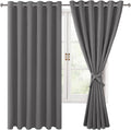 Hiasan Grommet Blackout Curtains 70 x 63 in - Thermal Light Blocking