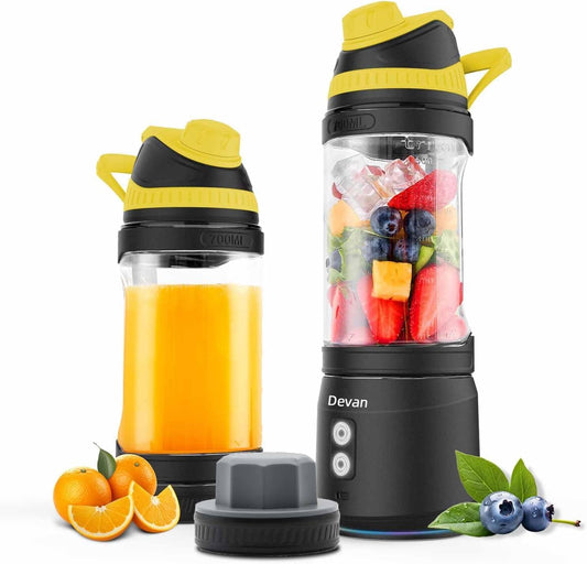 Anti-Jam Portable Blender for Smoothies & Shakes