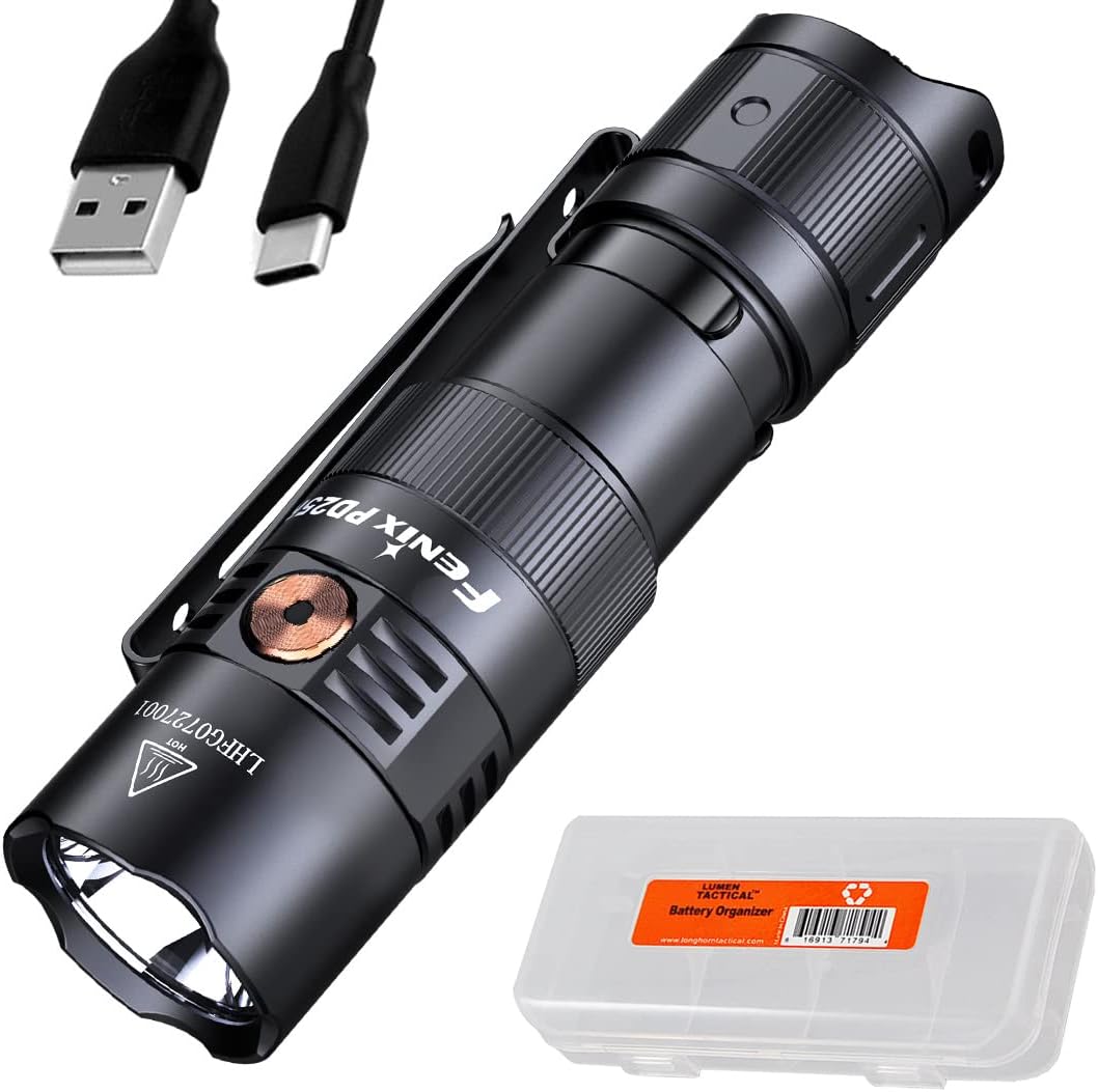 Fenix PD25R EDC Flashlight - 800 Lumen Compact Power