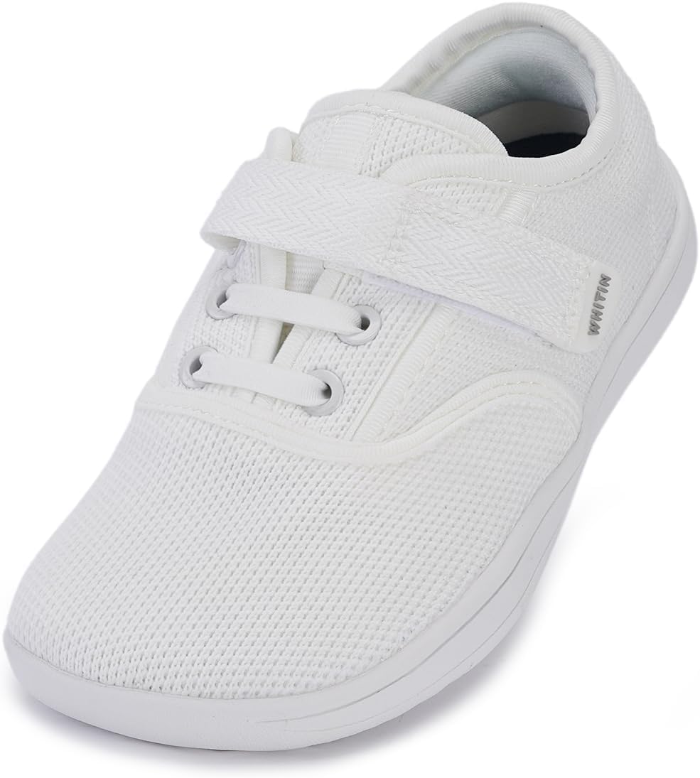 WHITIN Toddler Little Kids Barefoot Shoes with Wide Toe Box