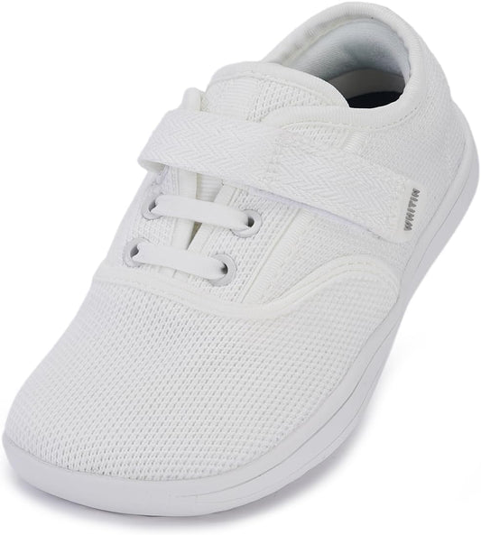 WHITIN Toddler Little Kids Barefoot Shoes with Wide Toe Box