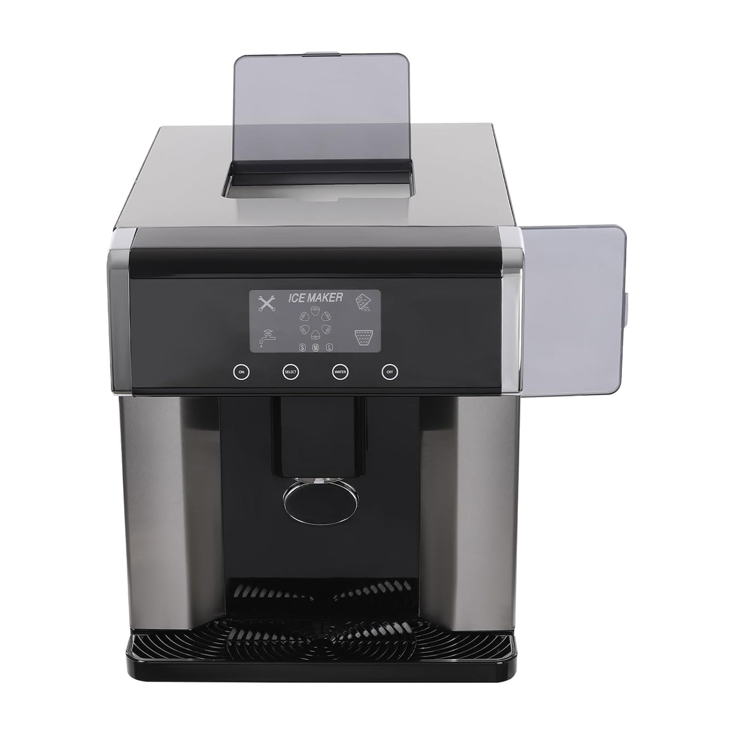 2 in 1 Countertop Ice Maker with Water Dispenser for Home