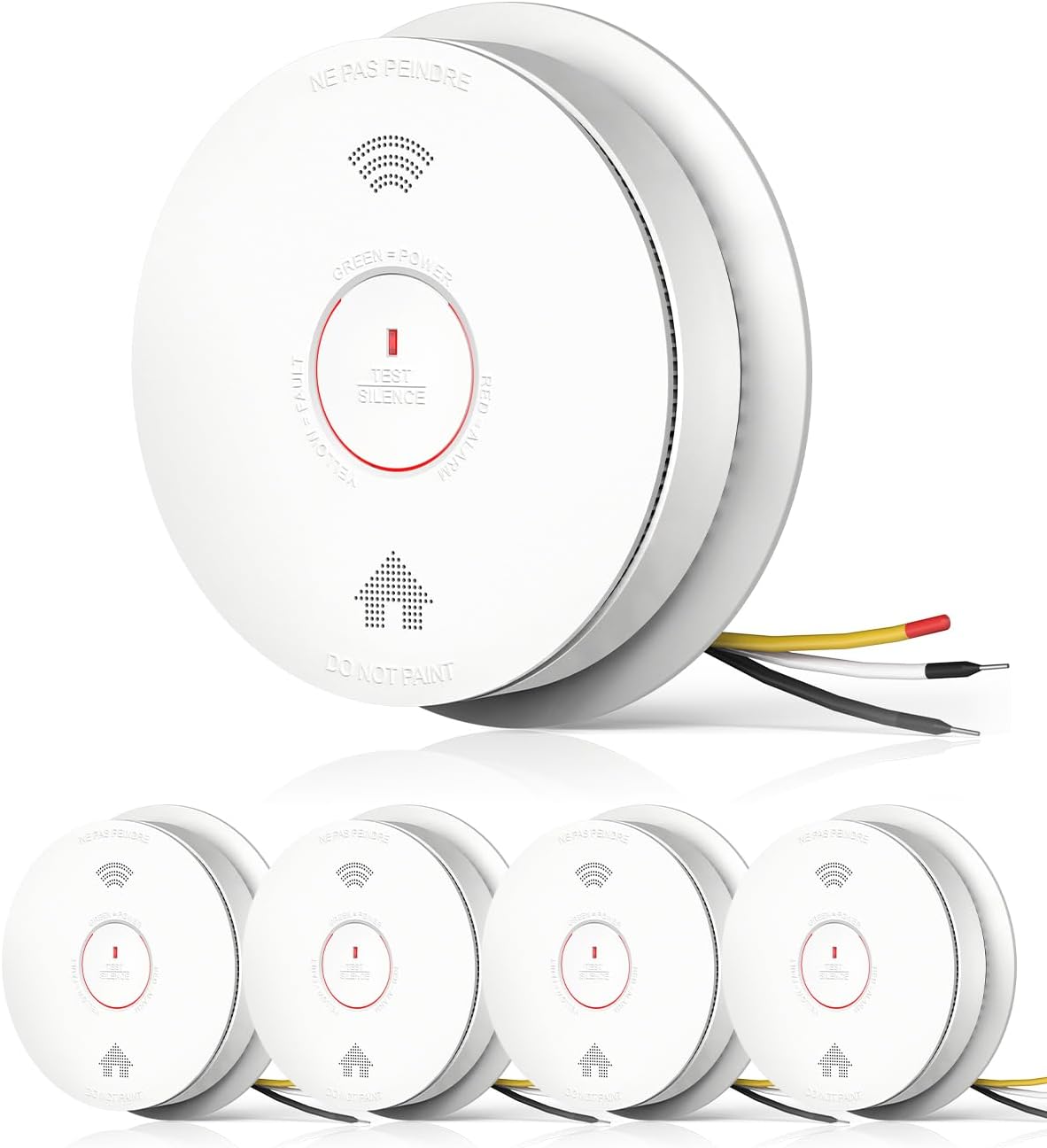 SITERWELL Hardwired Smoke and Carbon Monoxide Detector Combo