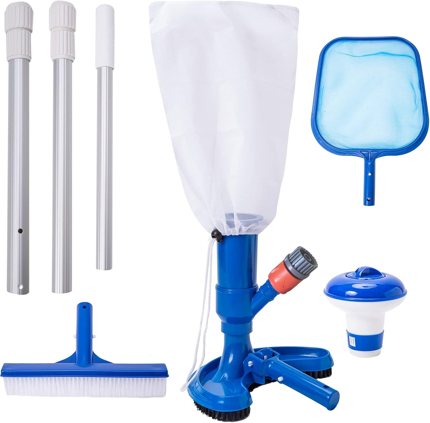 Portable Handheld Pool Vacuum Set for Easy Pool Maintenance