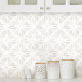 Modern Geometric Peel and Stick Wallpaper Boho Contact Paper - Neutral