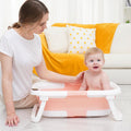 Baby Bathtub Collapsible with Smart Temp Sensor - Space Saving Fold