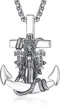ADMETUS 925 Sterling Silver Patron Saint Necklace Review
