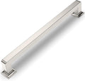 Amerdeco 12.6 in Brushed Satin Nickel Cabinet Pulls 6 Pack - Solid