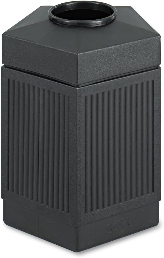 Safco Canmeleon Outdoor-Indoor Open Top Trash Can for All