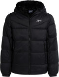 Reebok Girls Winter Coat - Heavyweight Quilted Sherpa Lined Parka when