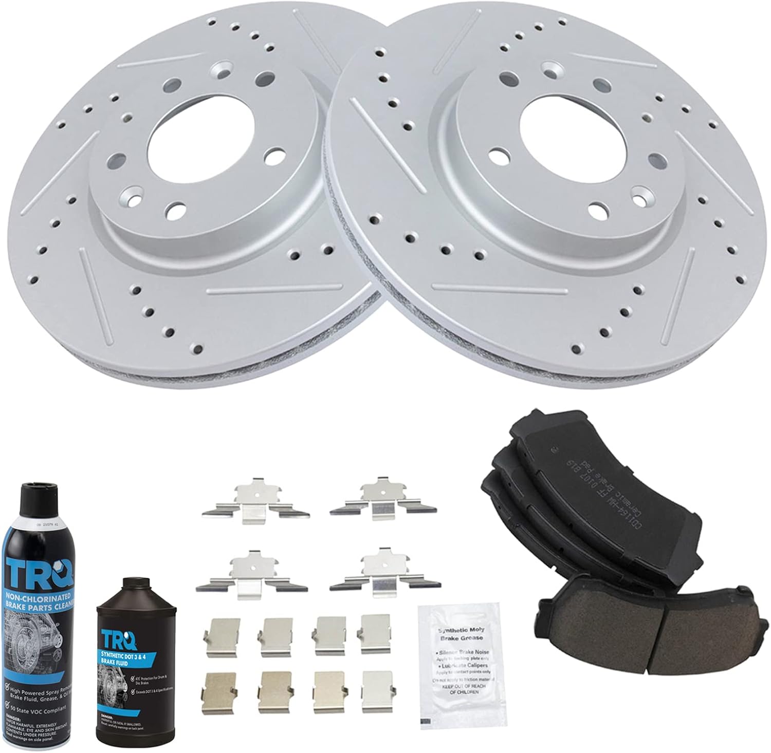 Premium G-Coated Performance Brake Pad & Rotor Kit for Ford