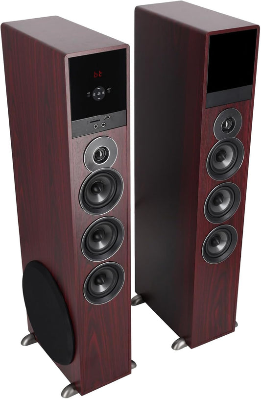 Rockville TM150C Powered Home Theater Tower Speaker System Review