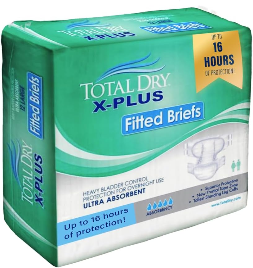TotalDry Ultimate X-Plus - Maximum Absorbency Adult Briefs