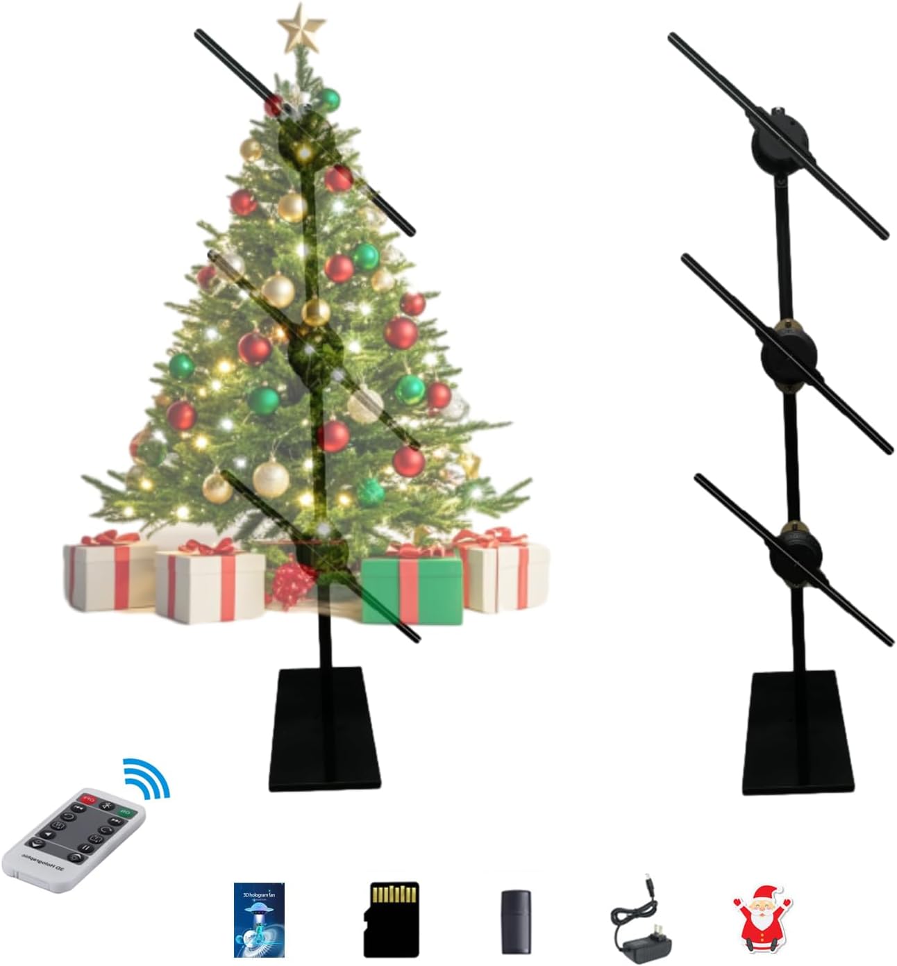 3D Hologram Christmas Tree Projector - Wifi & Remote Control
