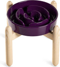 LE TAUCI Ceramic Slow Feed Dog Bowls for Balanced Eating Habits