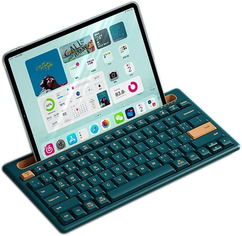 Compact Bluetooth Keyboard: Smart Multidevice Stand