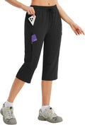 baleaf Women's 15 in Hiking Shorts Long Bermuda Cargo Capris