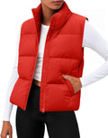 Zeagoo Women Puffer Vest Sleeveless Cropped Outerwear (Style H44S)