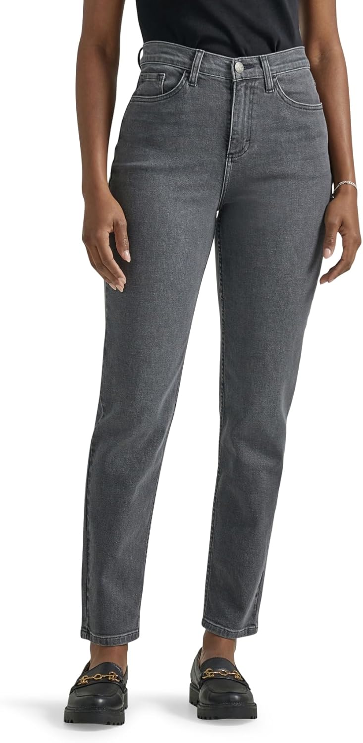 Lee Womens Legendary High Rise Mom Jean for Flattering Fit