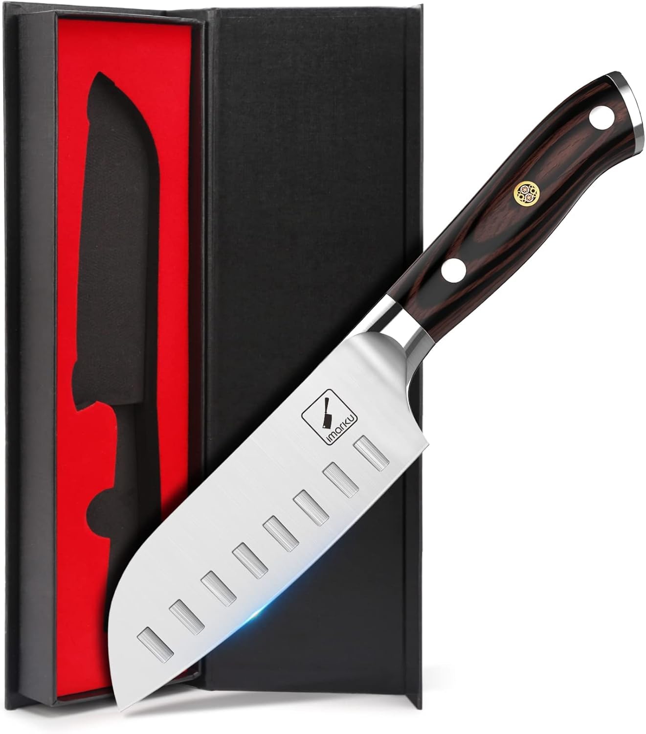 Ultra Sharp 5 Inch Santoku Knife for Precision Cutting Tasks