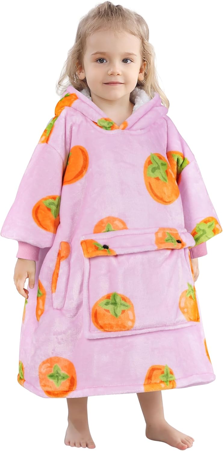 Narecte Kids Hoodie Blanket for Girls - Cozy Oversized Gift