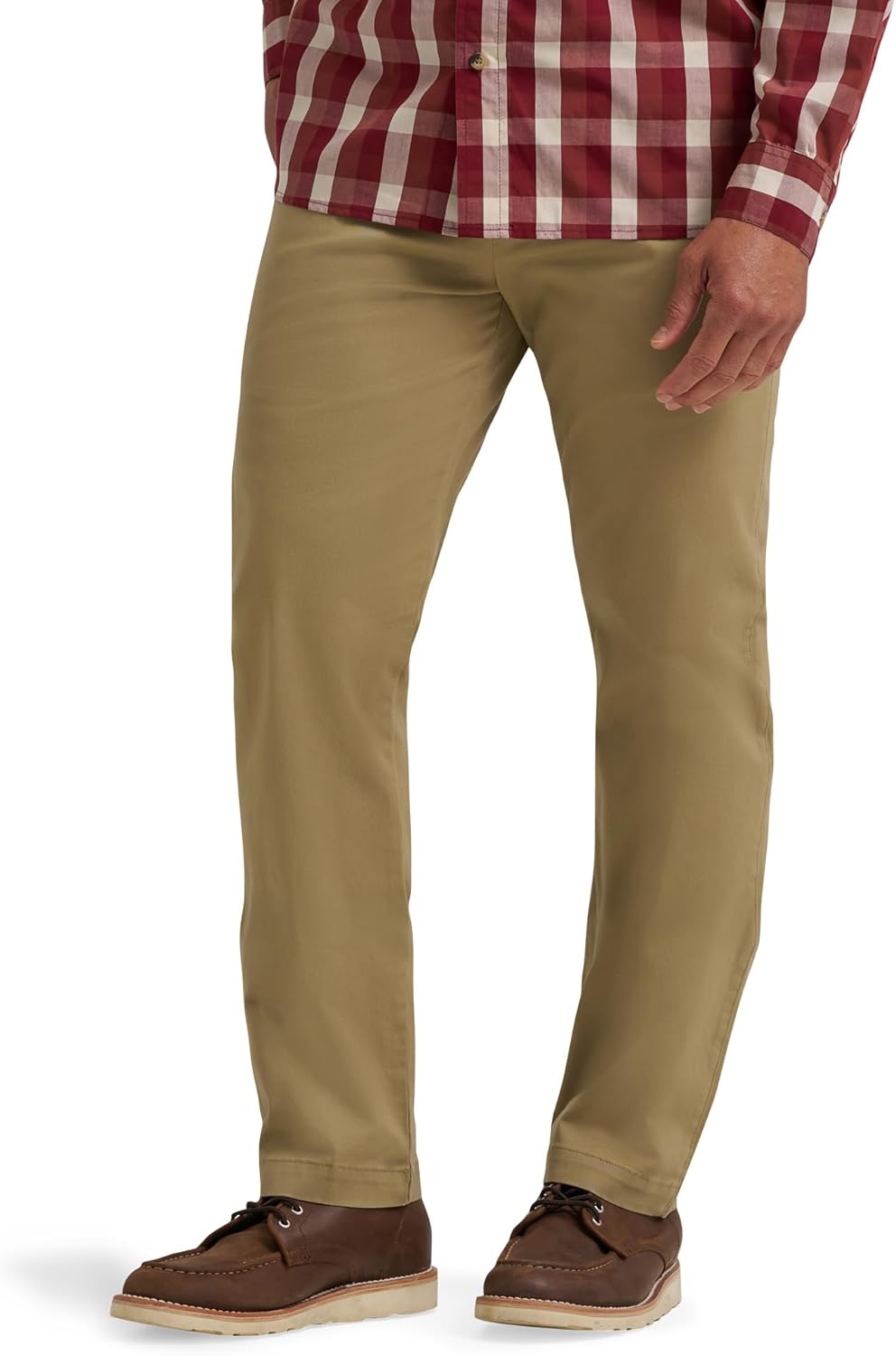 Wrangler Authentics Men's Straight Fit Flat Front Chino Pants