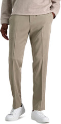 Men's Slim Fit Heather Dress Pant - Breathable Polyester Slim Fit