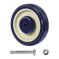 5 in Shopping Cart Wheels 5/16 in Axle Replacement Casters - Quiet